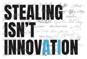"Stealing Isn't Innovation" IP Propaganda Ad Campaign